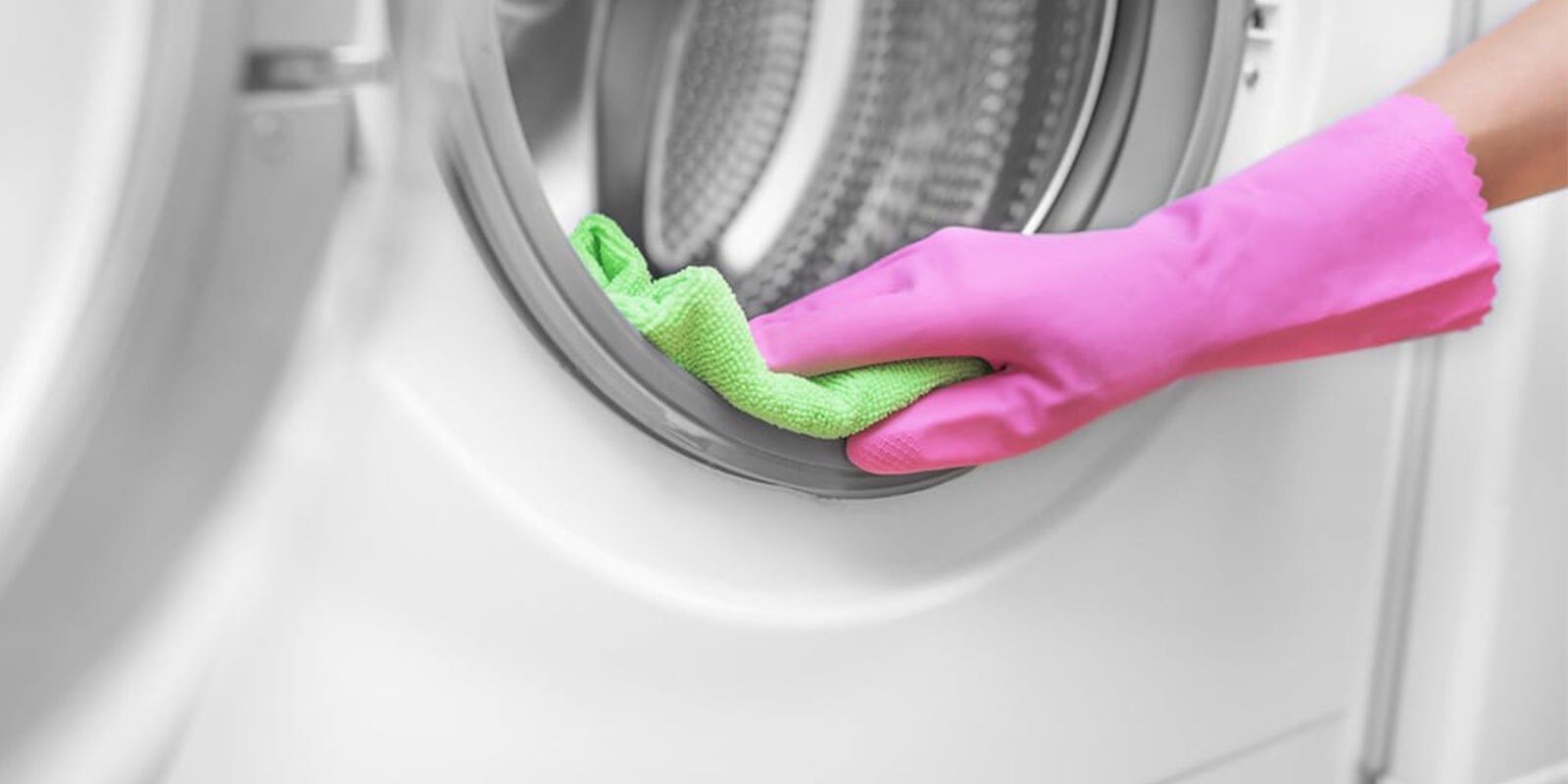 نحوه تمیز کردن و نگهداری لاستیک دور درب ماشین لباسشویی